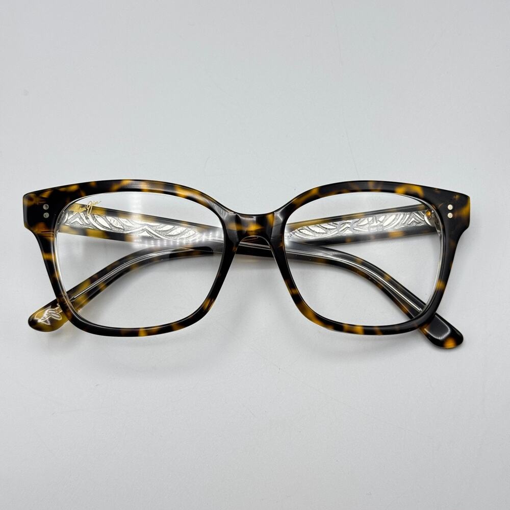Maui Jim Eyeglasses Frames MJO2231-10G Dark Women Tortoise Square 52-18-140 New
